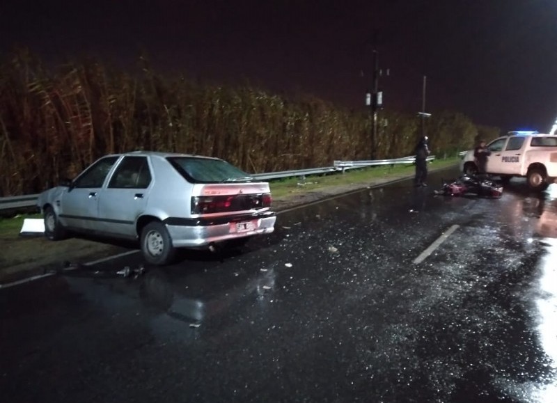 El siniestro ocurrió en horas de la madrugada.