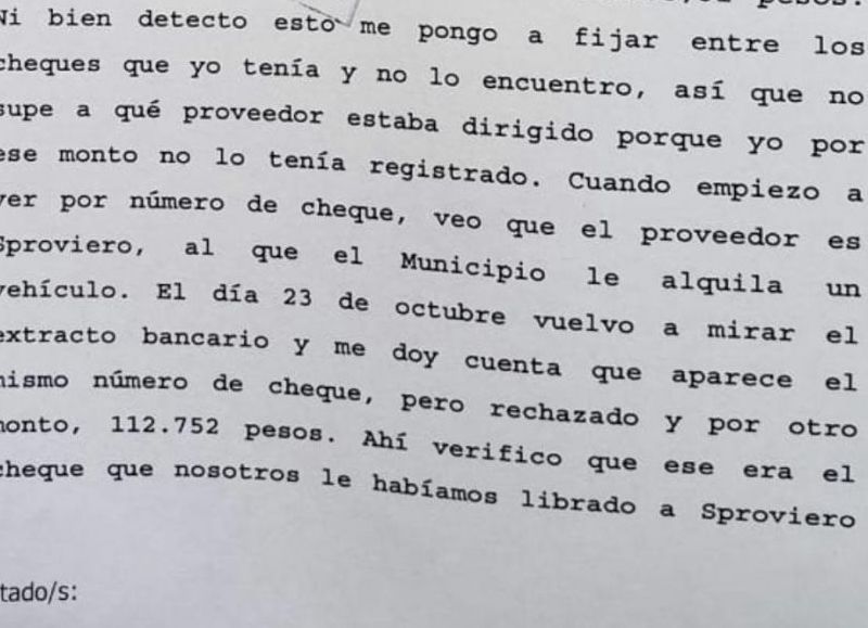 Denuncia penal radicada.