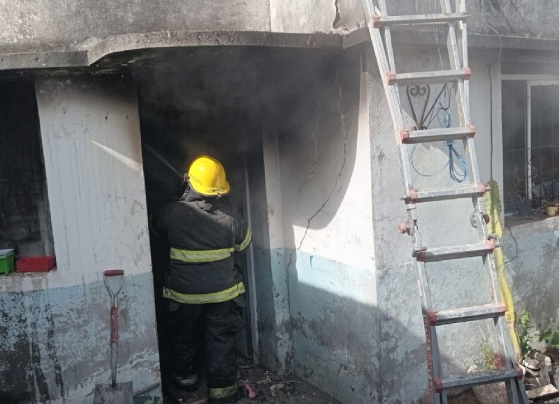 Los bomberos asistieron de inmediato.