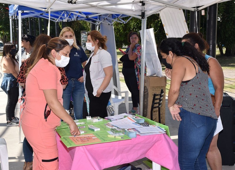 Actividad en el Parque Cívico.