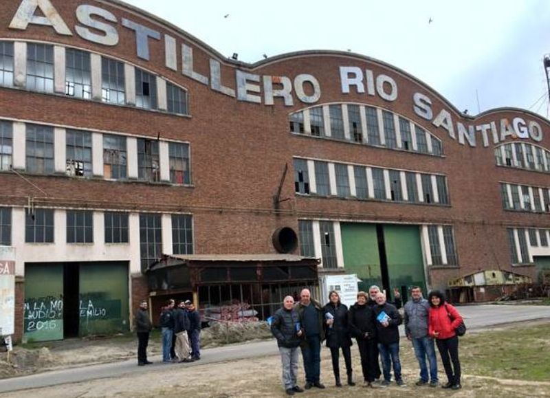 Recorrida por la planta naviera ensenadense.