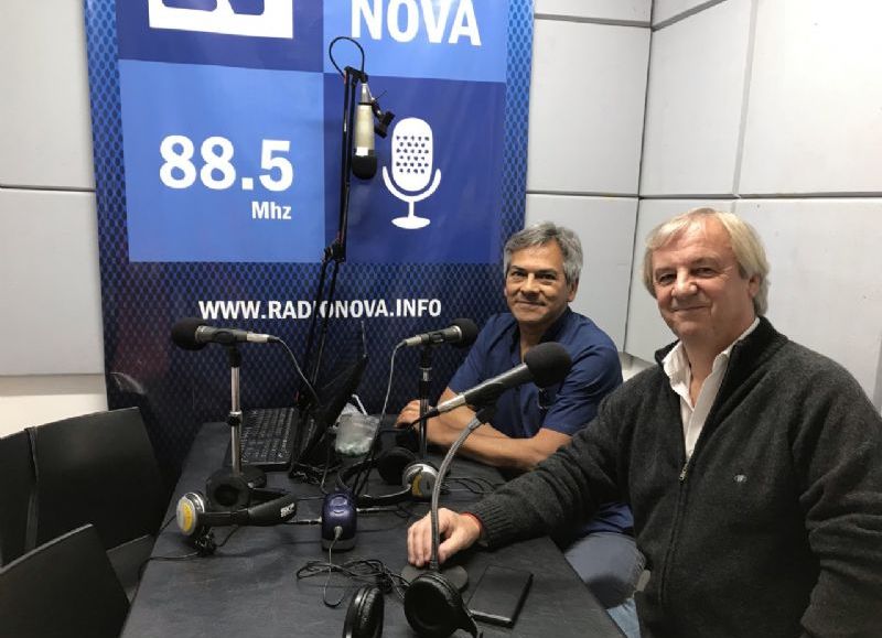 Emanuel Chávez y Alberto Augstaitis, en el aire de BerissoCiudad en Radio.