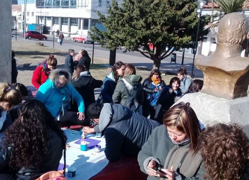 Concentración en el Parque Cívico.