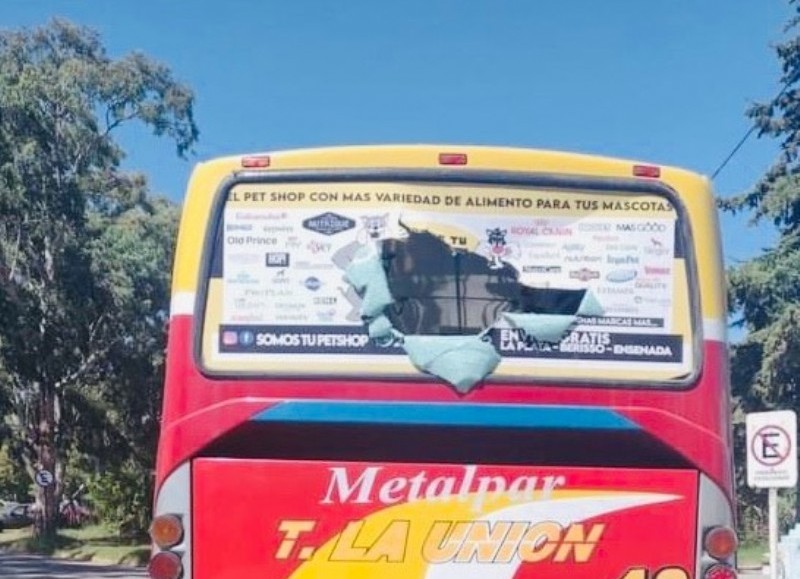 Así quedó el colectivo.