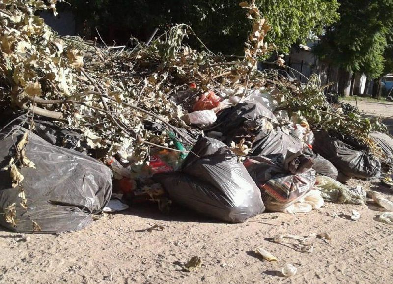 Piden que los vecinos no continúen arrojando basura