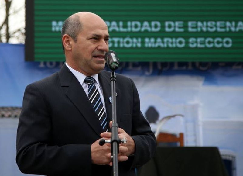 Mario Secco, intendente de Ensenada.