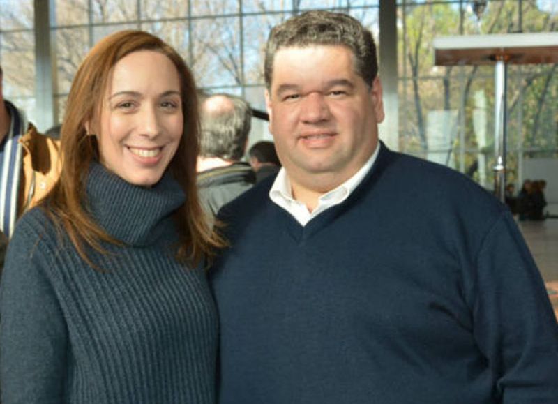 María Eugenia Vidal y Jorge Nedela.