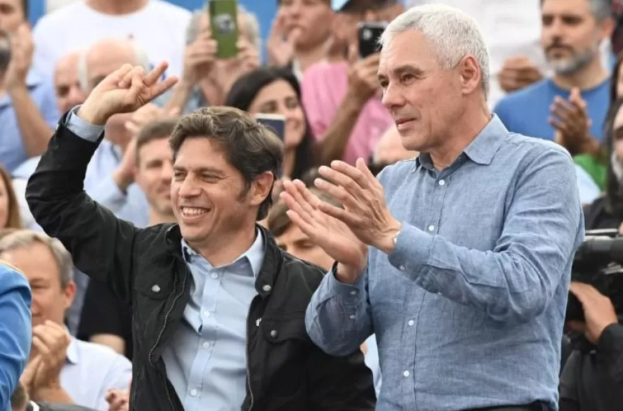 Axel Kicillof y Fabián Cagliardi.