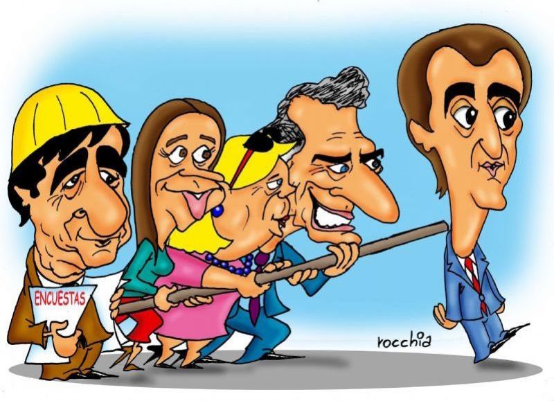 El equipo de Duran Barba mandó a todo el PRO a sostener la candidatura de Esteban Bullrich. (Dibujo: NOVA)