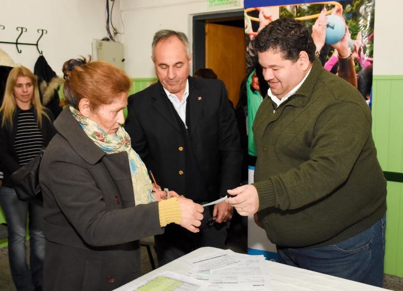 Acto encabezado por el intendente.