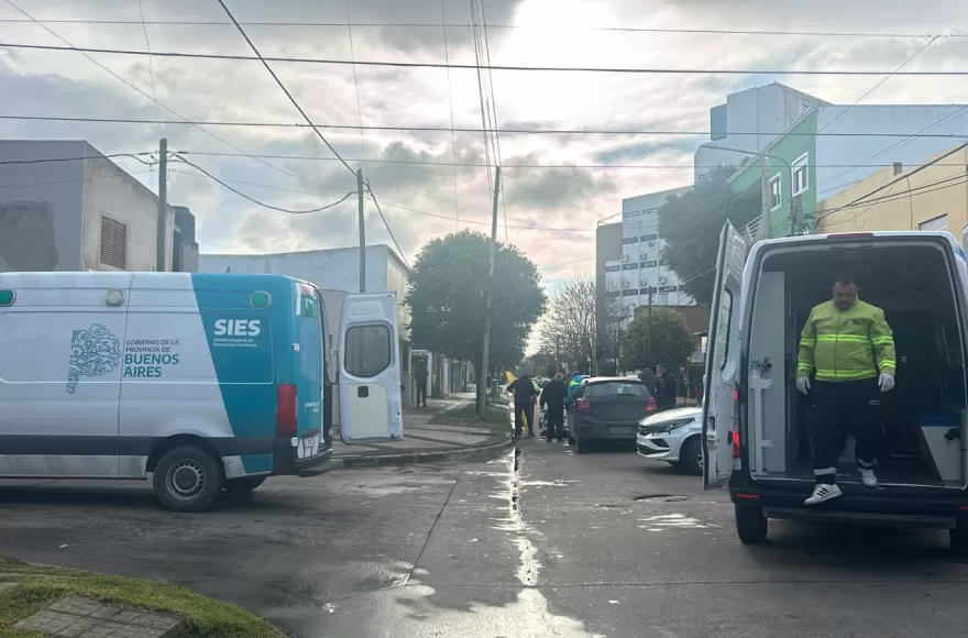 Intervención de los servicios de emergencia.