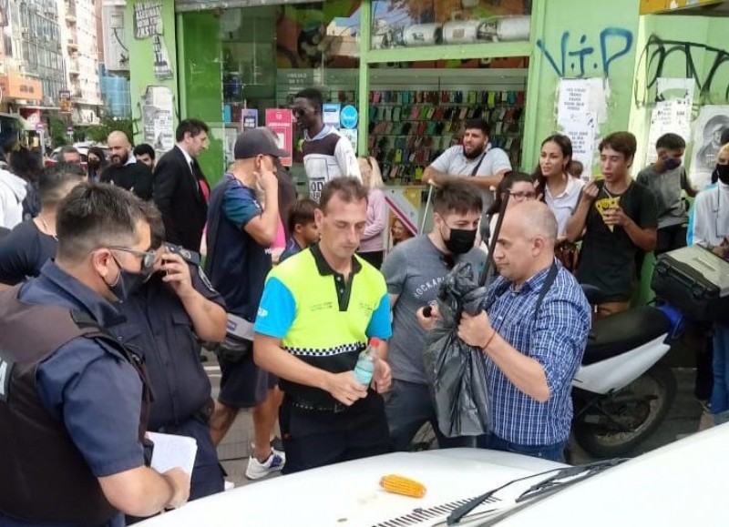 La captura del berissense fue en pleno centro de La Plata.