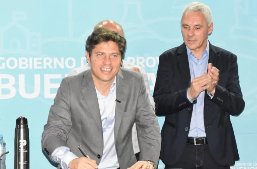 Axel Kicillof y Fabián Cagliardi.