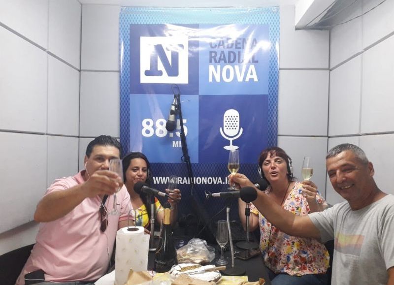 Miguel Pujol en el aire de BerissoCiudad en Radio.