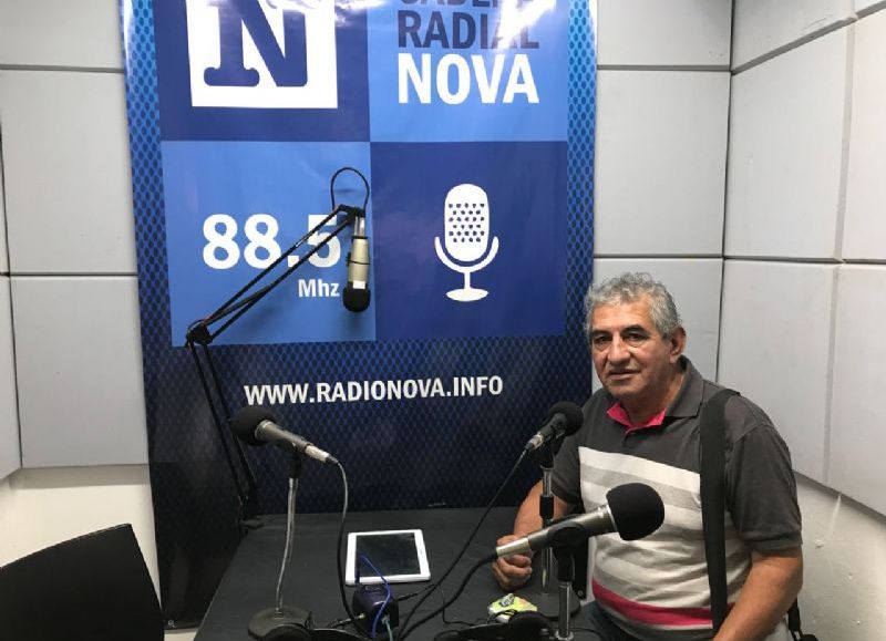 Omar Cejas, en el aire de BerissoCiudad en Radio.