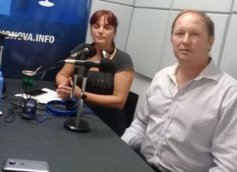 Hugo Dagorret en el aire de BerissoCiudad en Radio.