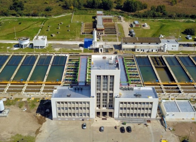 La planta potabilizadora.