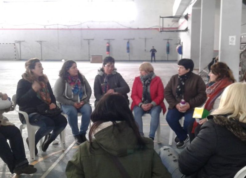 Actividad en el Gimnasio Municipal.