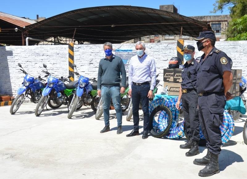 Imagen de archivo, en ocasión de la presentación de nuevas motos.