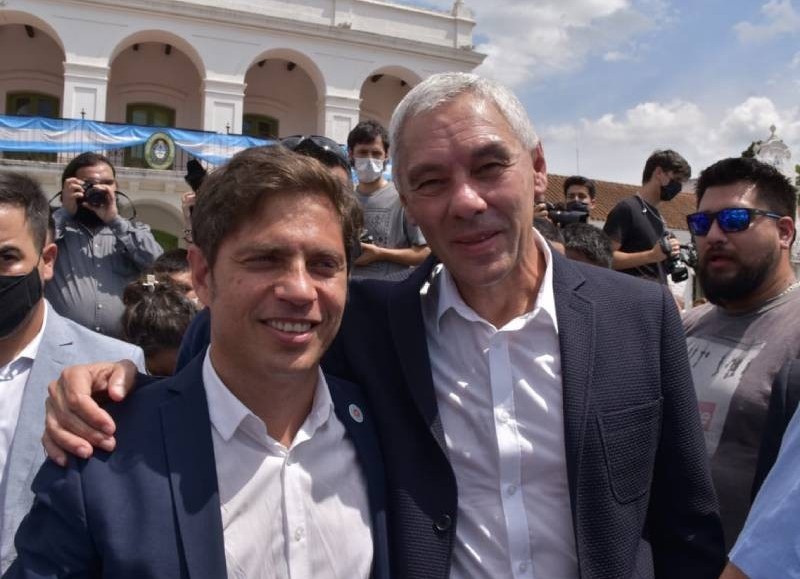 Axel Kicillof y Fabián Cagliardi.