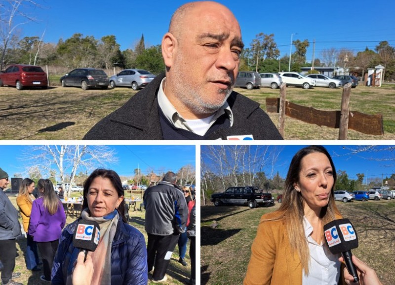 Maximiliano Fernández, Silvia Pacchialat y Silvina Di Renta, precandidatos en la lista de Pablo Swar.