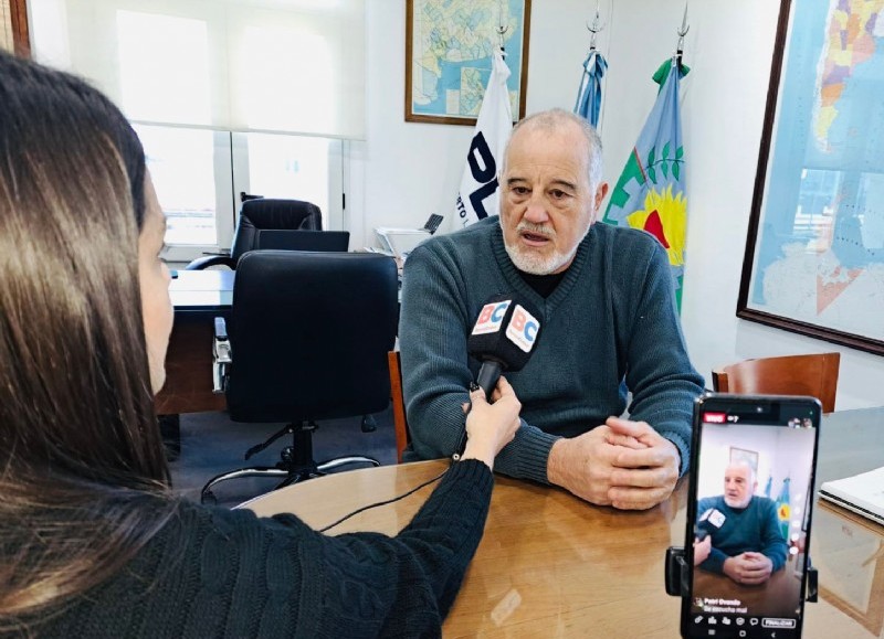 El presidente del Consorcio de Gestión del Puerto La Plata, José María Lojo.