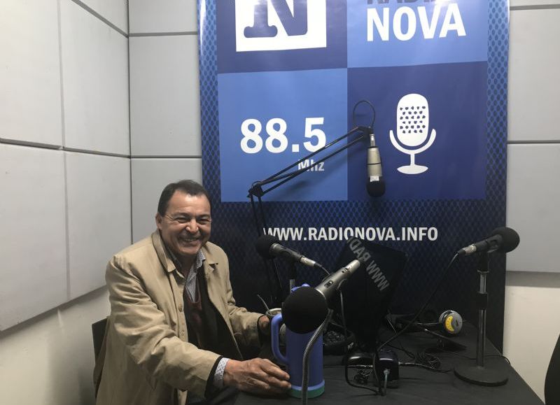 Pablo Meza, en el aire de BerissoCiudad en Radio.