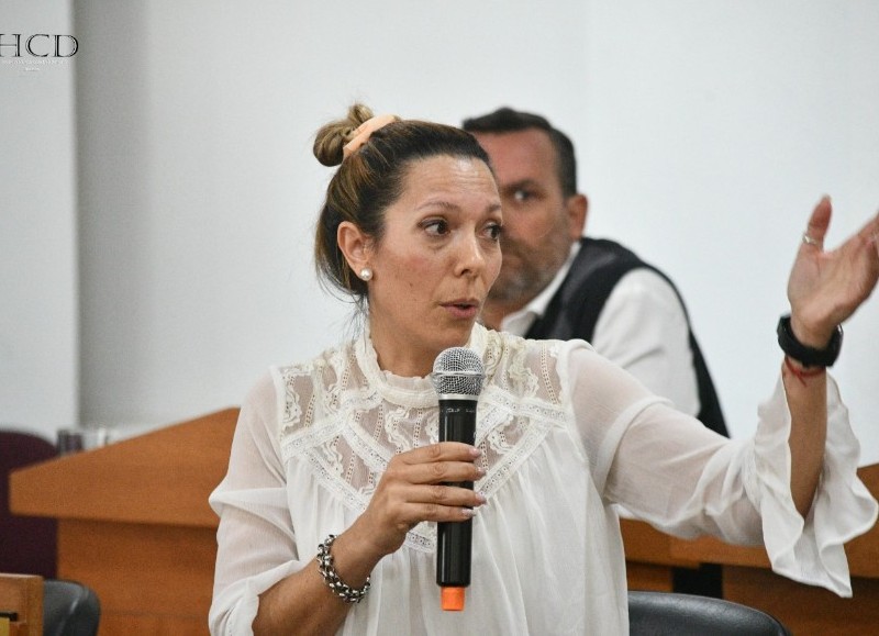 Silvina Di Renta, edil de Juntos (foto: HCD Berisso).