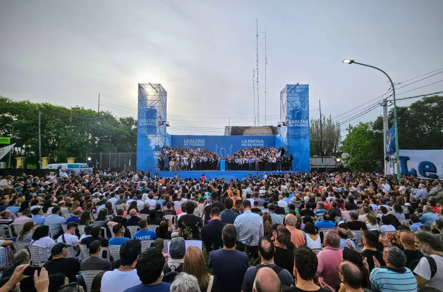 Masivo acto en nuestra ciudad.