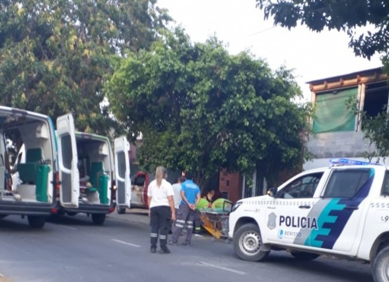 Intervención de los servicios de emergencia.