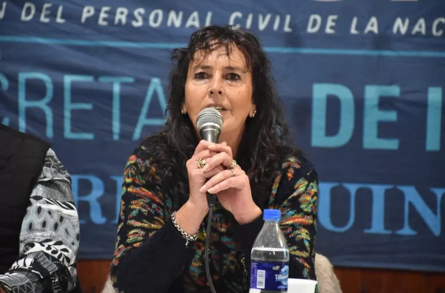 Fabiola Mosquera, secretaria general de UPCN seccional provincia de Buenos Aires.