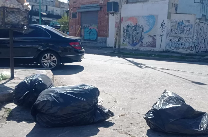 Fueron dos días de residuos acumulados.