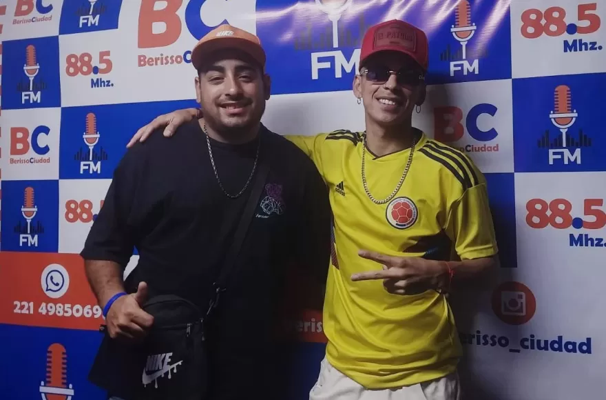 Presencia en los estudios de FM BerissoCiudad.