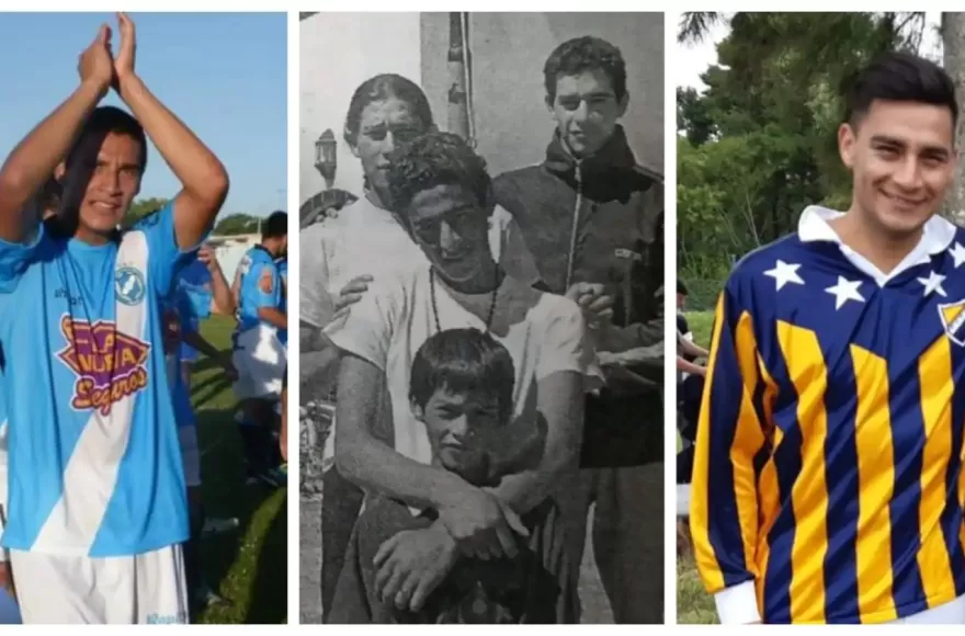 La vida de Gastón en tres momentos: Debut en San Carlos, los hermanos y su camiseta de Vila Zula.