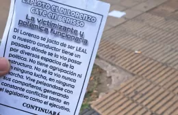 Volvieron los panfletos: nuevo escrache a la directora de Control Urbano