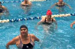 Siguen las clases de la Escuela Municipal de Gimnasia Acuática para adultos mayores