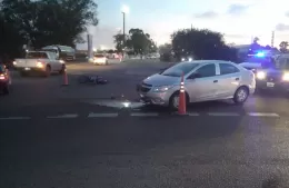 Nuevo siniestro en la ciudad, terminó con un herido