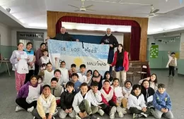Emotiva jornada de “Malvinización” en la Escuela Nº 22