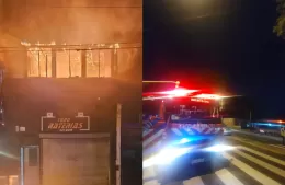 Incendio de una vivienda con rápido accionar de Bomberos