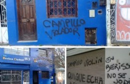 Pintadas y calumnias: "intentarán callarnos pero Berisso Ciudad seguirá siempre del lado del vecino"