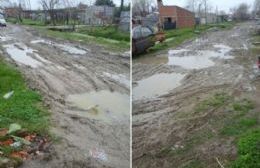 Quejas por el mal estado de las calles en la zona de 149 norte y 15