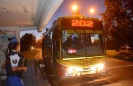 Controles policiales en colectivos de línea