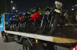Secuestraron 17 motos durante un operativo en 13 y 153