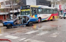 Impactante simulacro de accidente sobre la Avenida Montevideo