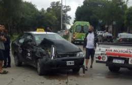 Fuerte choque en Génova y 155