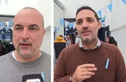 Matías Slezack y Juan Mincarelli destacaron el cariz solidario de la peña del 9 de julio