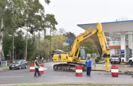 Comenzó la obra sobre la calle Baradero sentido a Ensenada
