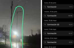 Vecinos denuncian que una luminaria lleva más de tres meses sin funcionar