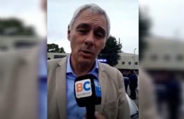 Cagliardi saludó a los periodistas y agradeció "el trabajo y el respeto"