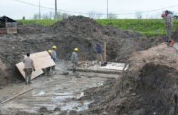 Se construye una Estación de Bombeo para mejorar desagües del Barrio Santa Cruz